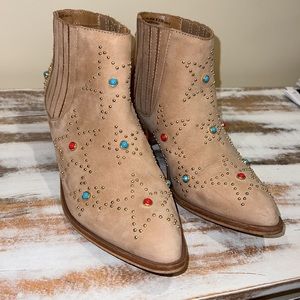 Chinese Laundry FAYME LEATHER ANKLE BOOT size 8.5